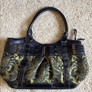 Imoshion Green and Black Handbag